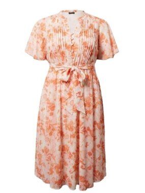 Torrid Floral Chiffon Midi Dress – Size 5X/28 – NWT 🌸